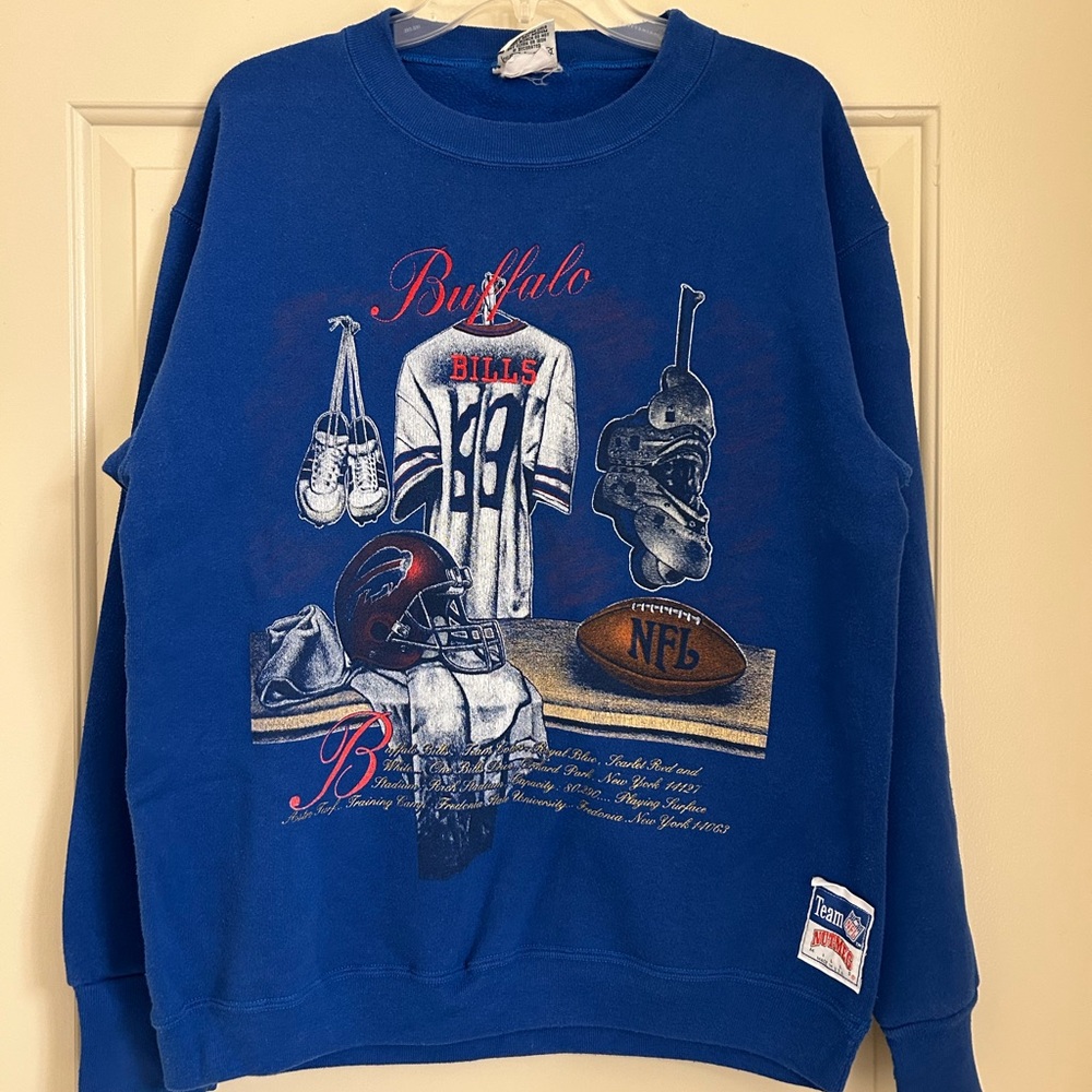 Vintage Buffalo Bills Large Crewneck